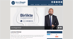 Desktop Screenshot of antalyapsikolojikdanisma.com